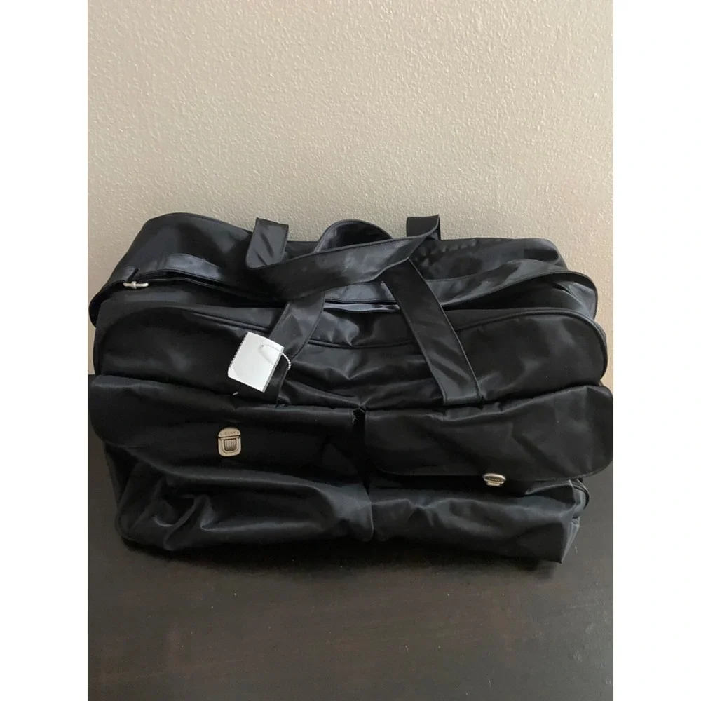 DKNY X-Large Black Duffle Bag Travel‎ Business Gym